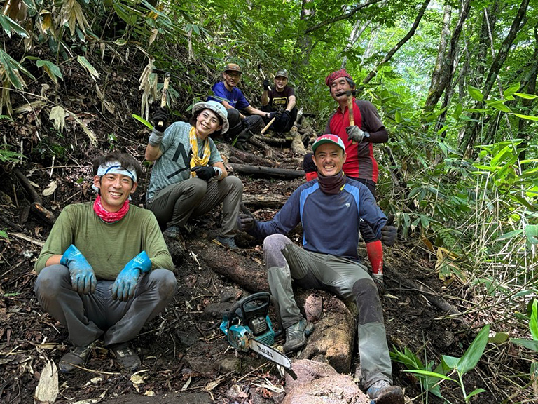 奥信濃登山道整備